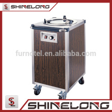 K296 Stainless Steel Electric 1 Holder Cart Plate Heatmer